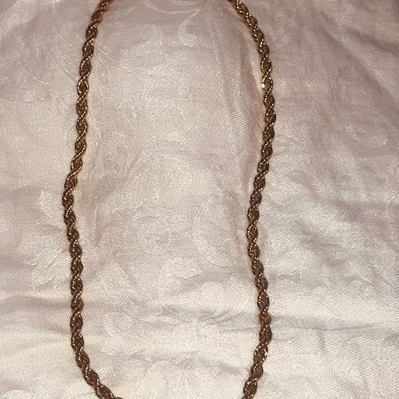 Gold Rope Chain Necklace - Picture 4 of 7